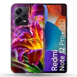 Coque Renforcée Pour Xiaomi Redmi Note 12 Pro Plus 5G Fleur Lys Color