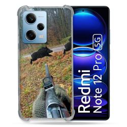 Coque Renforcée En Verre Trempé Pour Xiaomi Redmi Note 12 Pro 5G Chasse Vision Tir