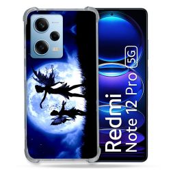 Coque Renforcée En Verre Trempé Pour Xiaomi Redmi Note 12 Pro 5G Fantastique Fee Lune