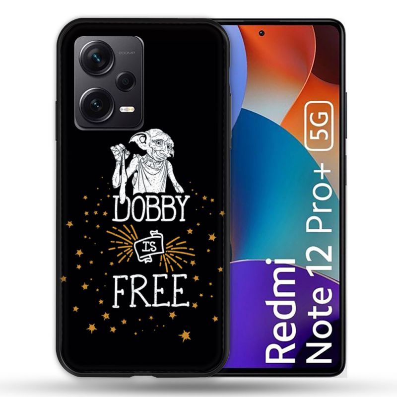 Coque Renforcée Pour Xiaomi Redmi Note 12 Pro Plus 5G Harry Potter Dobby Free Noir
