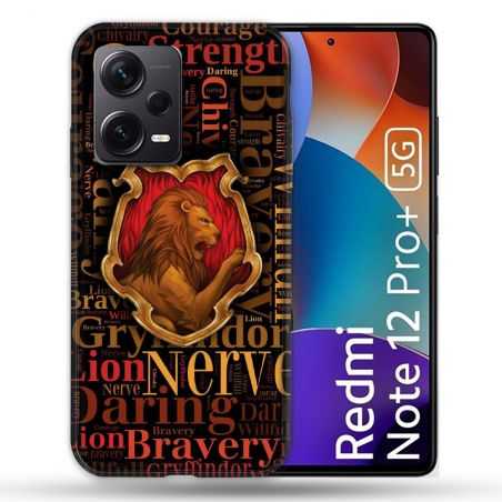 Coque Renforcée Pour Xiaomi Redmi Note 12 Pro Plus 5G Harry Potter Griffondor