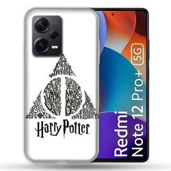 Coque Renforcée Pour Xiaomi Redmi Note 12 Pro Plus 5G Harry Potter Hollows triangle Blanc