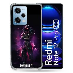 Coque Renforcée En Verre Trempé Pour Xiaomi Redmi Note 12 Pro 5G Fortnite Raven