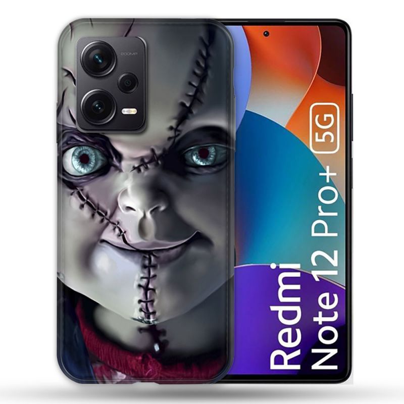 Coque Renforcée Pour Xiaomi Redmi Note 12 Pro Plus 5G Horreur Chucky Cicatrice