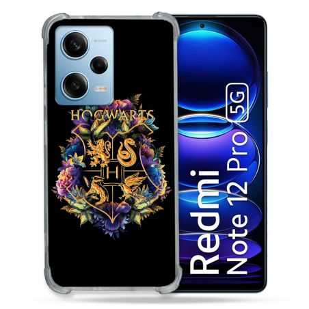 Coque Renforcée En Verre Trempé Pour Xiaomi Redmi Note 12 Pro 5G Harry Potter Hogwarts