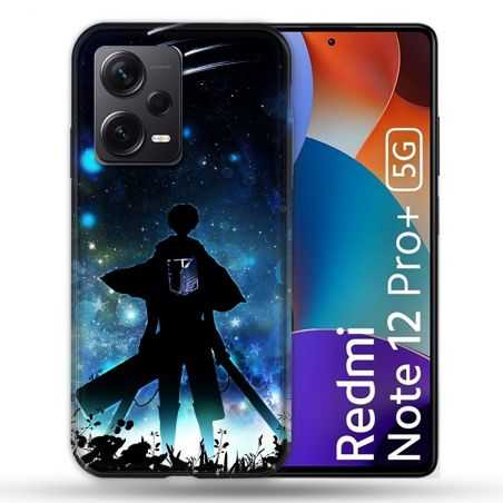 Coque Renforcée Pour Xiaomi Redmi Note 12 Pro Plus 5G Manga Attaque Titans Levi
