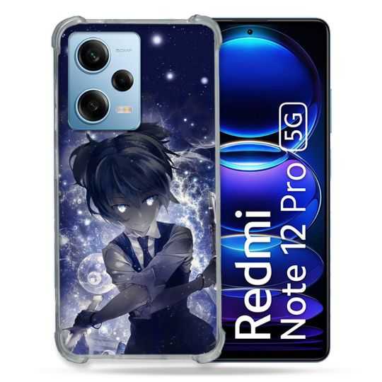 Coque Renforcée En Verre Trempé Pour Xiaomi Redmi Note 12 Pro 5G Manga Assassination Classroom Nagisa