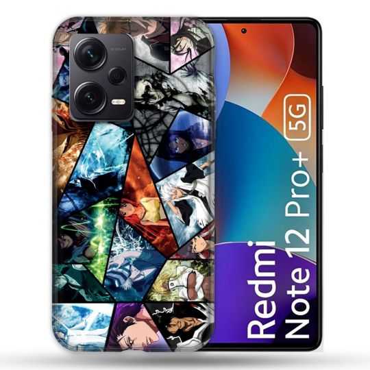 Coque Renforcée Pour Xiaomi Redmi Note 12 Pro Plus 5G Manga Bleach Pele Mele