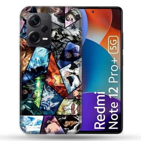 Coque Renforcée Pour Xiaomi Redmi Note 12 Pro Plus 5G Manga Bleach Pele Mele