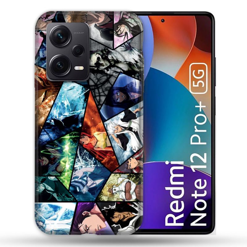 Coque Renforcée Pour Xiaomi Redmi Note 12 Pro Plus 5G Manga Bleach Pele Mele