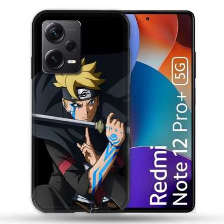 Coque Renforcée Pour Xiaomi Redmi Note 12 Pro Plus 5G Manga Boruto Tatouage