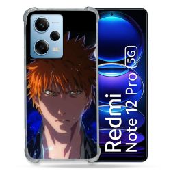 Coque Renforcée En Verre Trempé Pour Xiaomi Redmi Note 12 Pro 5G Manga Bleach Ichigo
