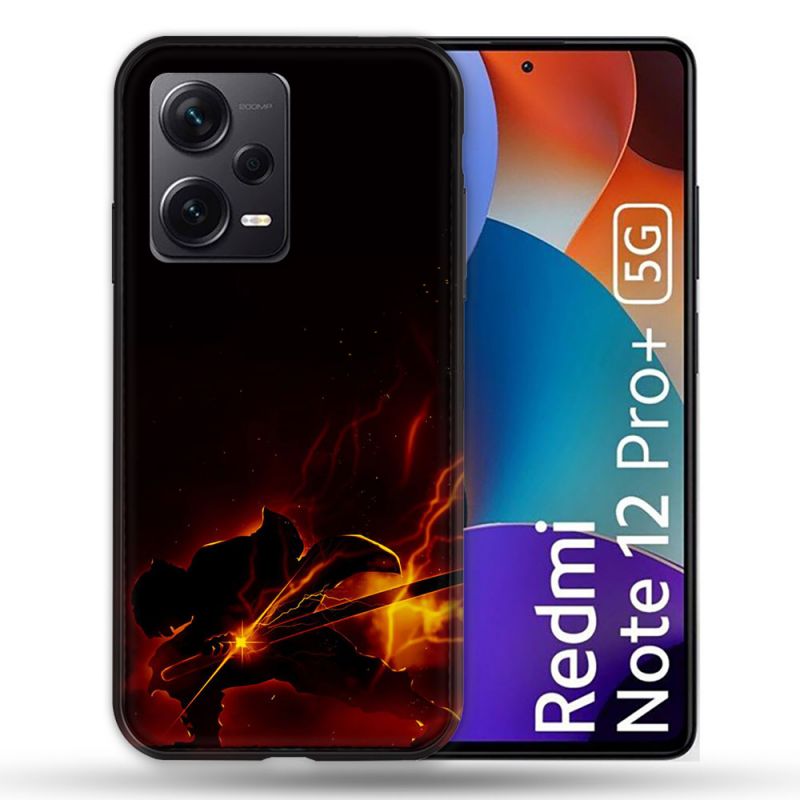 Coque Renforcée Pour Xiaomi Redmi Note 12 Pro Plus 5G Manga Demon Slayer Electric