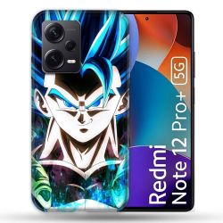 Coque Renforcée Pour Xiaomi Redmi Note 12 Pro Plus 5G Manga Dragon Ball Gogeta Visage
