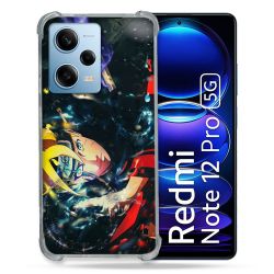 Coque Renforcée En Verre Trempé Pour Xiaomi Redmi Note 12 Pro 5G Manga Boruto Eclair