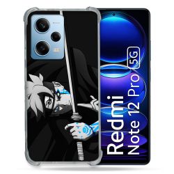 Coque Renforcée En Verre Trempé Pour Xiaomi Redmi Note 12 Pro 5G Manga Boruto Epée