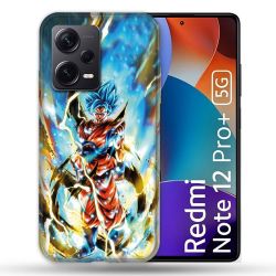 Coque Renforcée Pour Xiaomi Redmi Note 12 Pro Plus 5G Manga Dragon Ball Sangoku Blanc