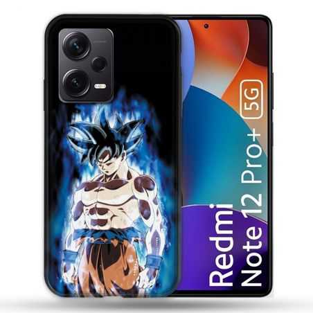 Coque Renforcée Pour Xiaomi Redmi Note 12 Pro Plus 5G Manga Dragon Ball Sangoku Noir