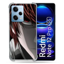 Coque Renforcée En Verre Trempé Pour Xiaomi Redmi Note 12 Pro 5G Manga Death Note Kira