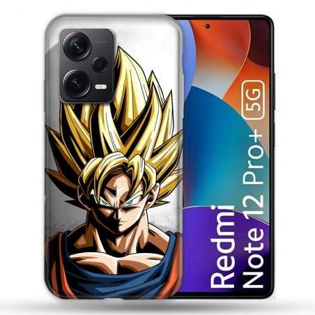 Coque Renforcée Pour Xiaomi Redmi Note 12 Pro Plus 5G Manga Dragon Ball Sangoku Portrait