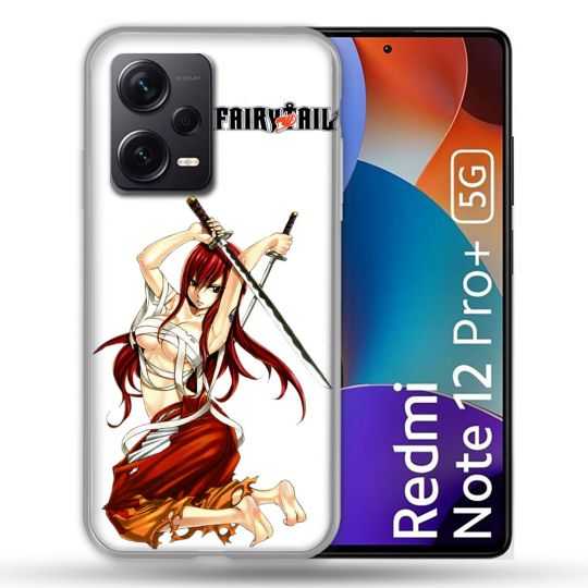 Coque Renforcée Pour Xiaomi Redmi Note 12 Pro Plus 5G Manga Fairy Tail Erza