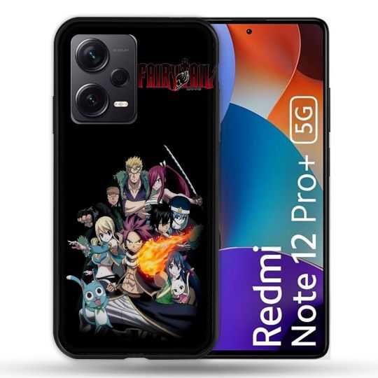 Coque Renforcée Pour Xiaomi Redmi Note 12 Pro Plus 5G Manga Fairy Tail Logo Team