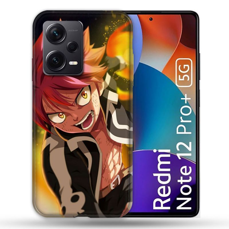 Coque Renforcée Pour Xiaomi Redmi Note 12 Pro Plus 5G Manga Fairy Tail Natsu