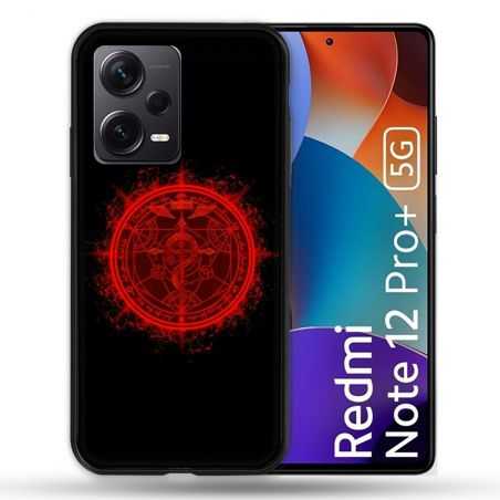 Coque Renforcée Pour Xiaomi Redmi Note 12 Pro Plus 5G Manga Fullmetal Alchemist Logo