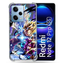 Coque Renforcée En Verre Trempé Pour Xiaomi Redmi Note 12 Pro 5G Manga Dragon Ball Sangohan Duo