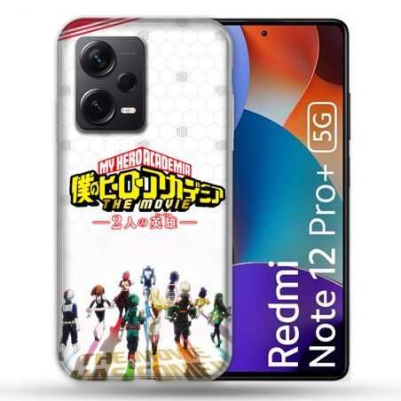 Coque Renforcée Pour Xiaomi Redmi Note 12 Pro Plus 5G Manga My Hero Academia Blanc