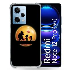 Coque Renforcée En Verre Trempé Pour Xiaomi Redmi Note 12 Pro 5G Manga Dragon Ball Vintage