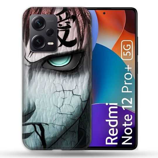 Coque Renforcée Pour Xiaomi Redmi Note 12 Pro Plus 5G Manga Naruto Gaara