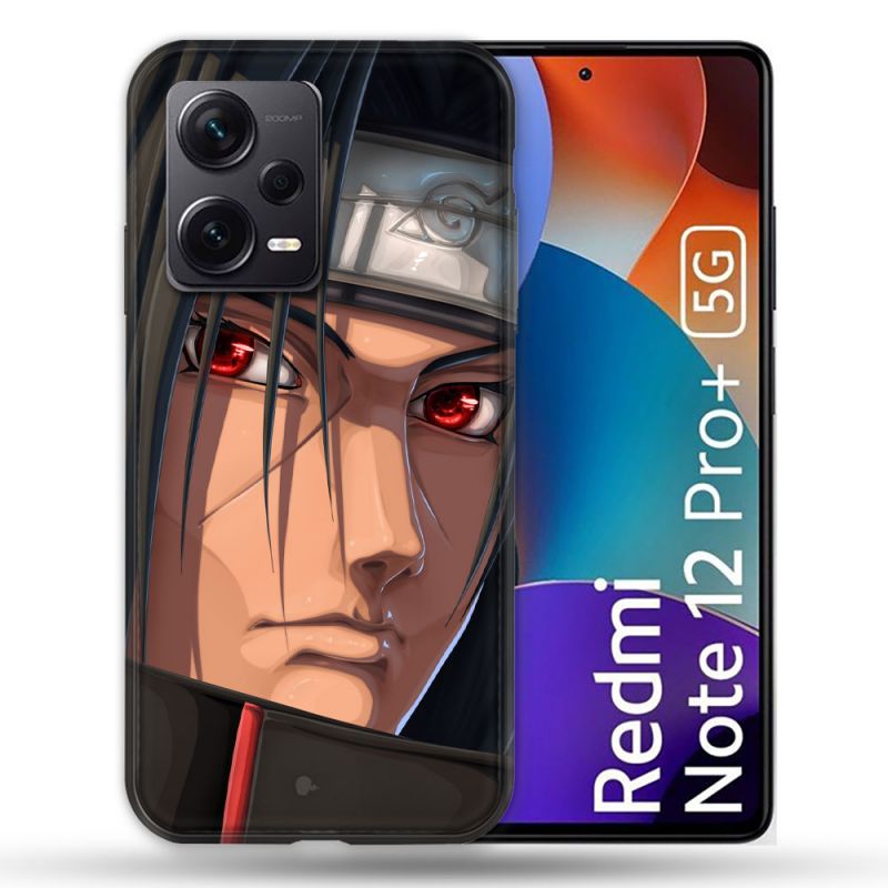 Coque Renforcée Pour Xiaomi Redmi Note 12 Pro Plus 5G Manga Naruto Itachi Visage