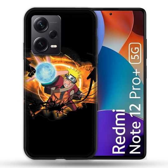 Coque Renforcée Pour Xiaomi Redmi Note 12 Pro Plus 5G Manga Naruto Noir