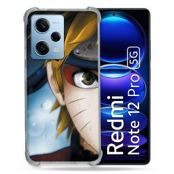 Coque Renforcée En Verre Trempé Pour Xiaomi Redmi Note 12 Pro 5G Manga Naruto Blanc