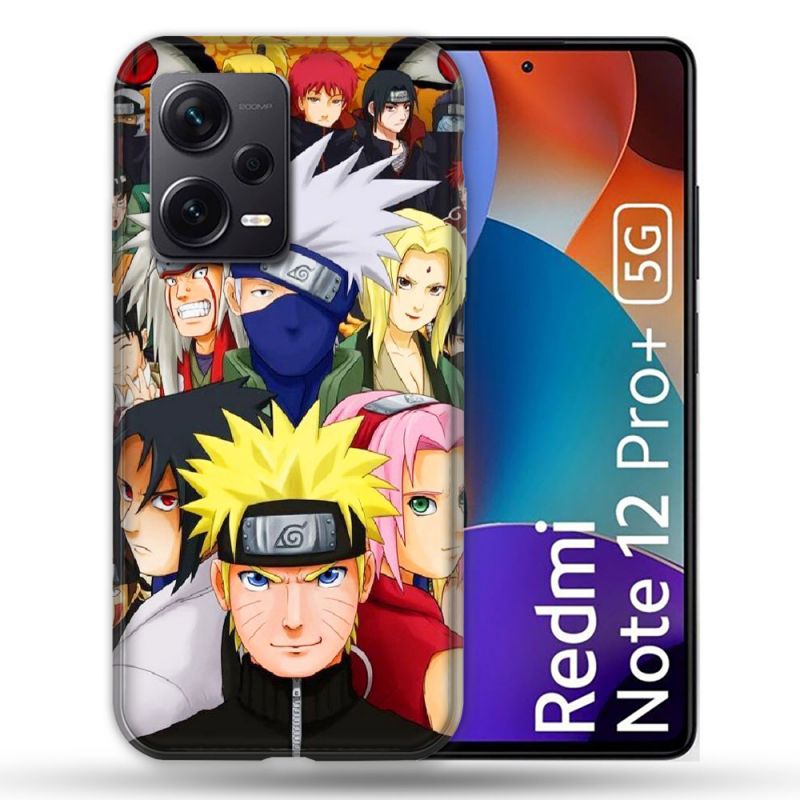 Coque Renforcée Pour Xiaomi Redmi Note 12 Pro Plus 5G Manga Naruto Team