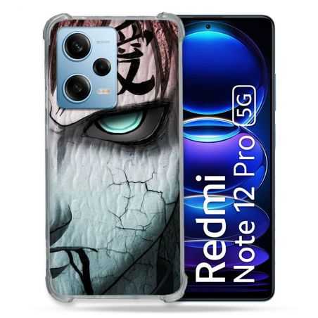Coque Renforcée En Verre Trempé Pour Xiaomi Redmi Note 12 Pro 5G Manga Naruto Gaara