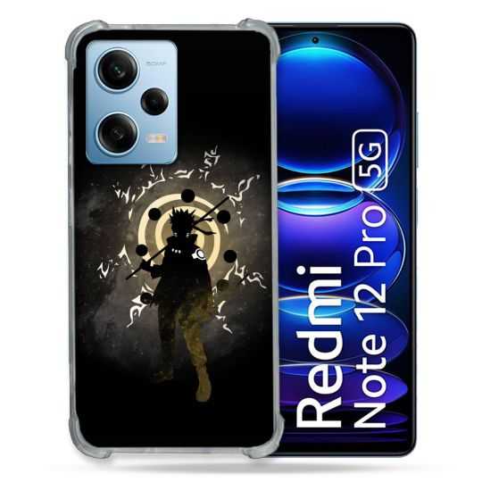 Coque Renforcée En Verre Trempé Pour Xiaomi Redmi Note 12 Pro 5G Manga Naruto Sage
