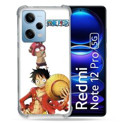 Coque Renforcée En Verre Trempé Pour Xiaomi Redmi Note 12 Pro 5G Manga One Piece Chopper