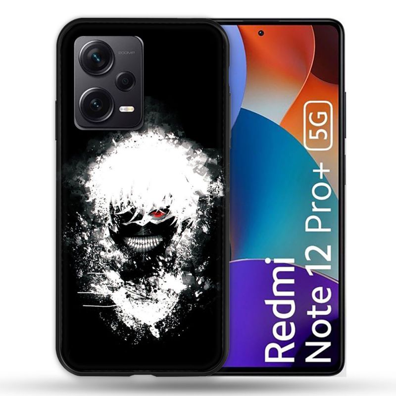Coque Renforcée Pour Xiaomi Redmi Note 12 Pro Plus 5G Manga Tokyo Ghoul Kaneki Tag