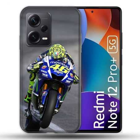 Coque Renforcée Pour Xiaomi Redmi Note 12 Pro Plus 5G Moto Course GP Wheeling 46