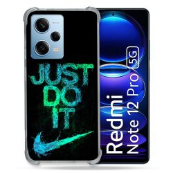 Coque Renforcée En Verre Trempé Pour Xiaomi Redmi Note 12 Pro 5G Nike Just Do It
