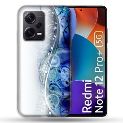 Coque Renforcée Pour Xiaomi Redmi Note 12 Pro Plus 5G Musique Partition Vague