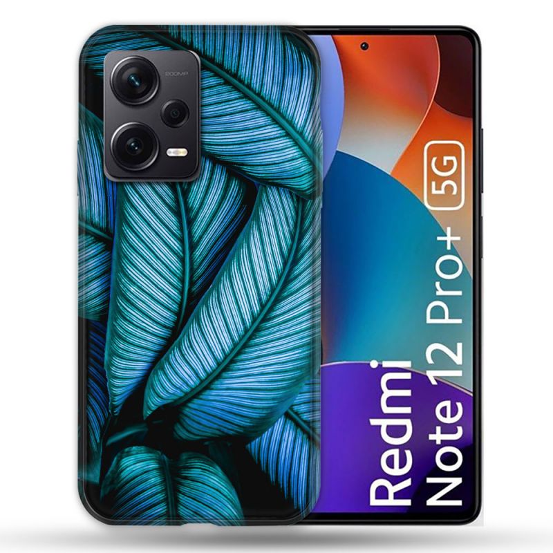 Coque Renforcée Pour Xiaomi Redmi Note 12 Pro Plus 5G Nature Feuille Palmier