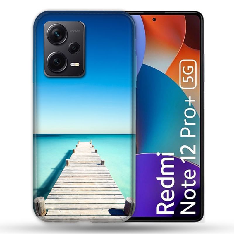 Coque Renforcée Pour Xiaomi Redmi Note 12 Pro Plus 5G Nature Pont Mer