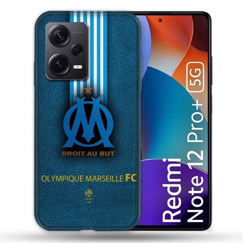 Coque Renforcée Pour Xiaomi Redmi Note 12 Pro Plus 5G Olympique Marseille OM Bande