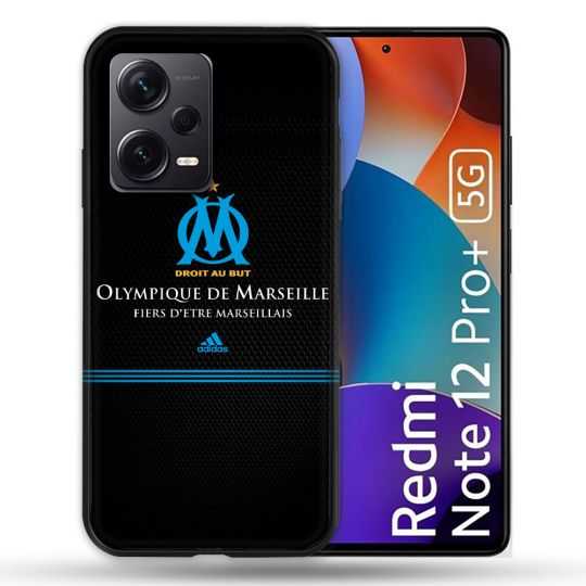 Coque Renforcée Pour Xiaomi Redmi Note 12 Pro Plus 5G Olympique Marseille OM Fier etre Marseillais