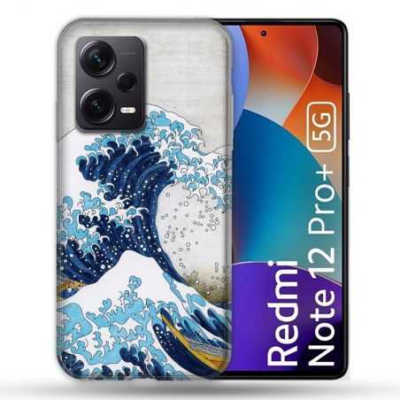 Coque Renforcée Pour Xiaomi Redmi Note 12 Pro Plus 5G Peinture La Grande Vague