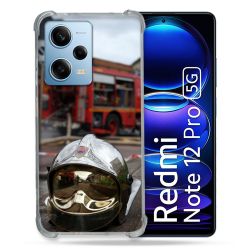 Coque Renforcée En Verre Trempé Pour Xiaomi Redmi Note 12 Pro 5G Pompier Casque Camion