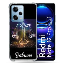 Coque Renforcée En Verre Trempé Pour Xiaomi Redmi Note 12 Pro 5G Signe Zodiaque 2 Balance